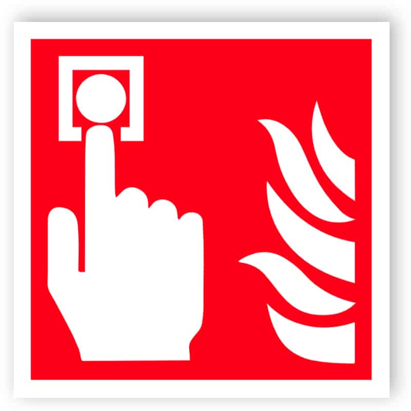 Feueralarm Zeichen