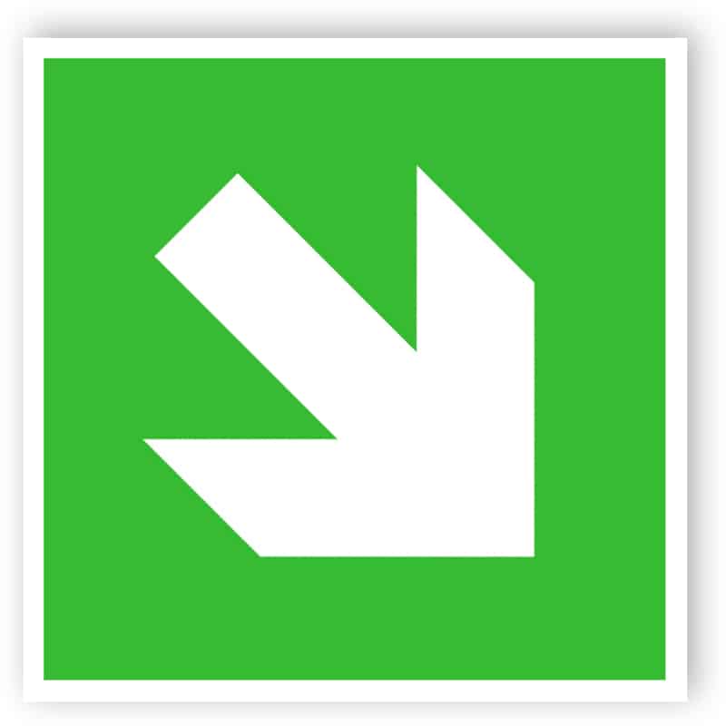 Diagonal Pfeil-Zeichen