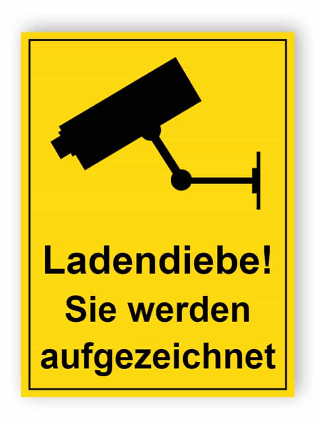 Shoplifters - Sie werden aufgezeichnet Zeichen