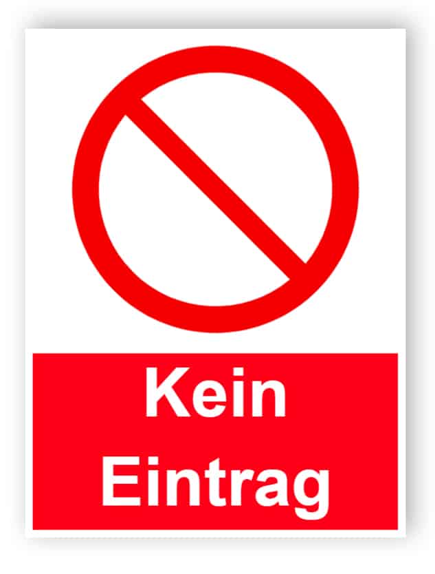 Kein Eintrag - Porträt Zeichen