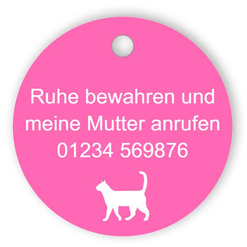 Ruhe bewahren und meine Mutter anrufen - Haustier-Zeichen