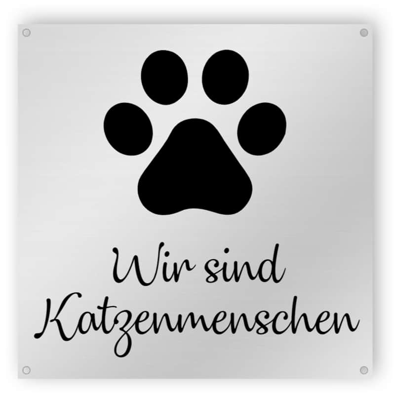 Wir sind Katzenmenschen Zeichen