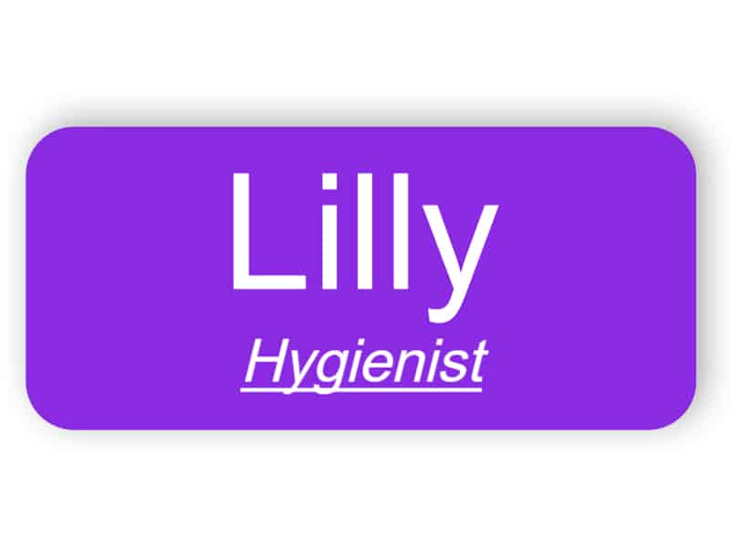 Namensschild für Hygieniker 1