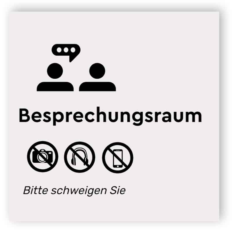 Besprechungsraum Zeichen