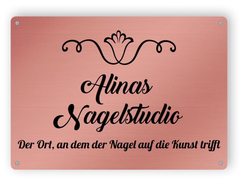 Nagelstudio-Zeichen