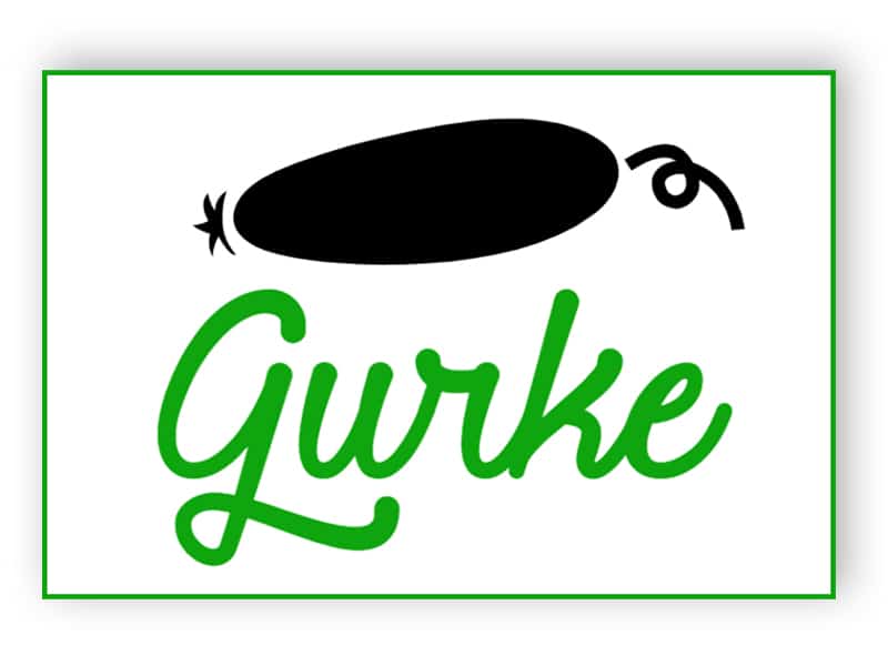 Gurke Zeichen