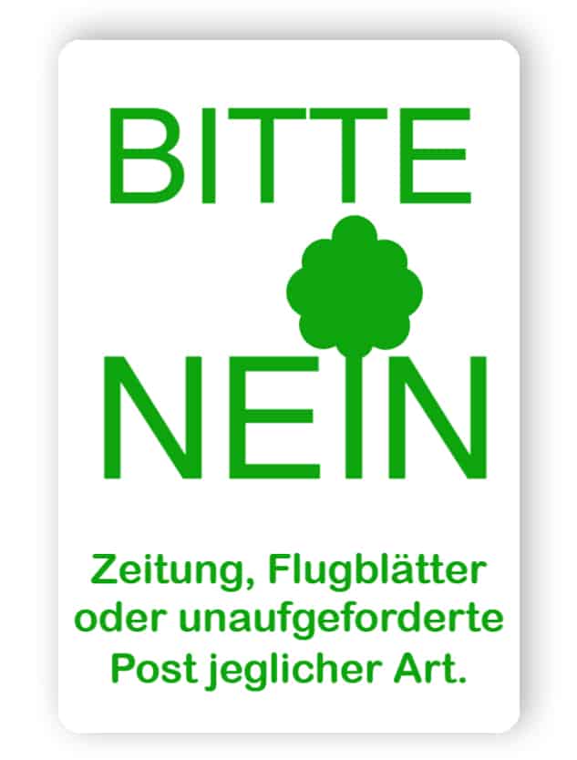 Kein Junk-Mail-Zeichen 1