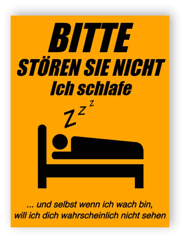 Lustig Stören Sie nicht Zeichen