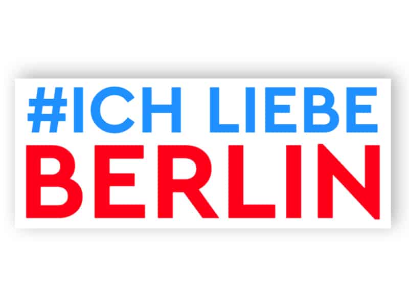 Ich liebe Berliner Zeichen