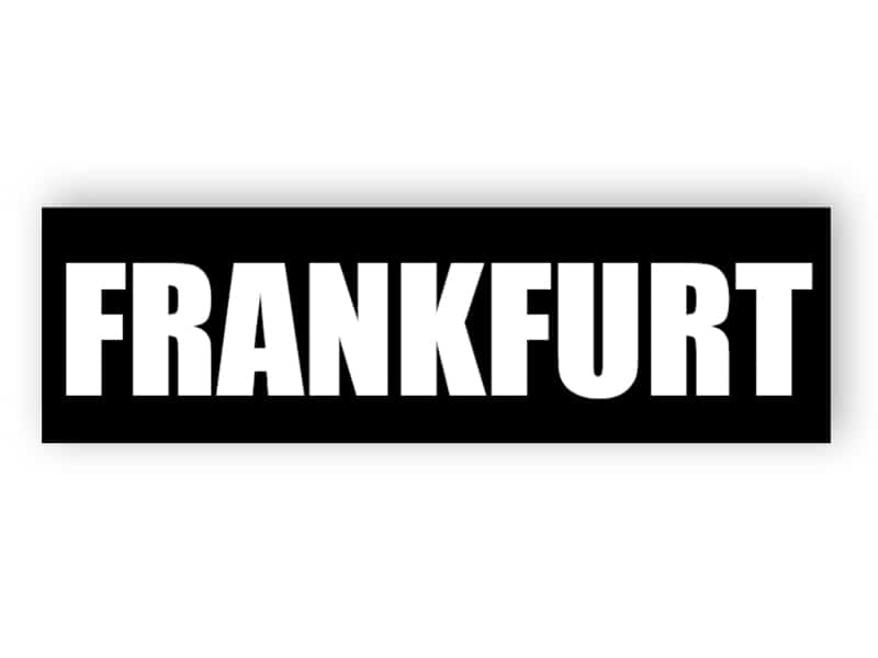 Schwarzes Frankfurt-Zeichen