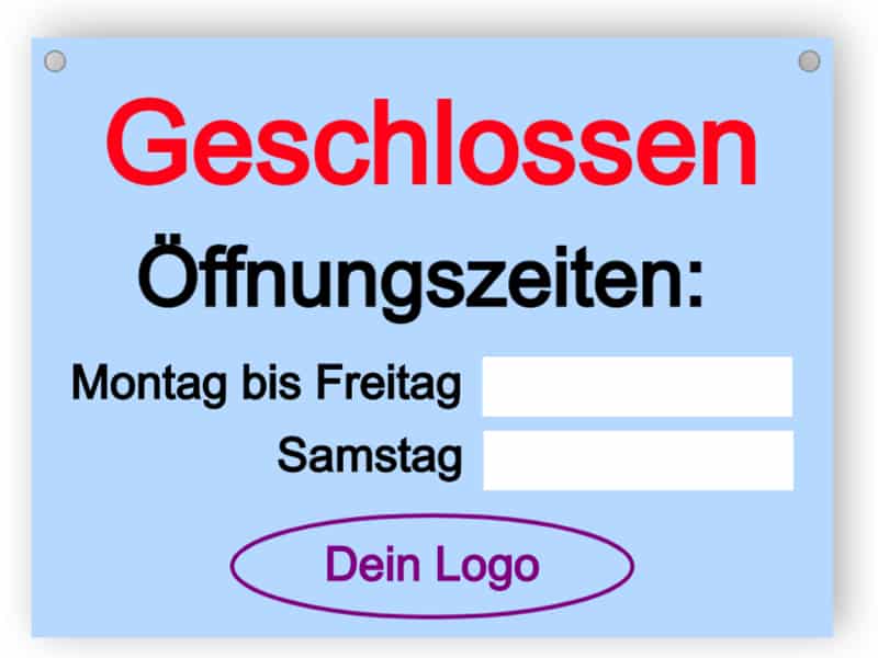 Zeichen für Geschäft