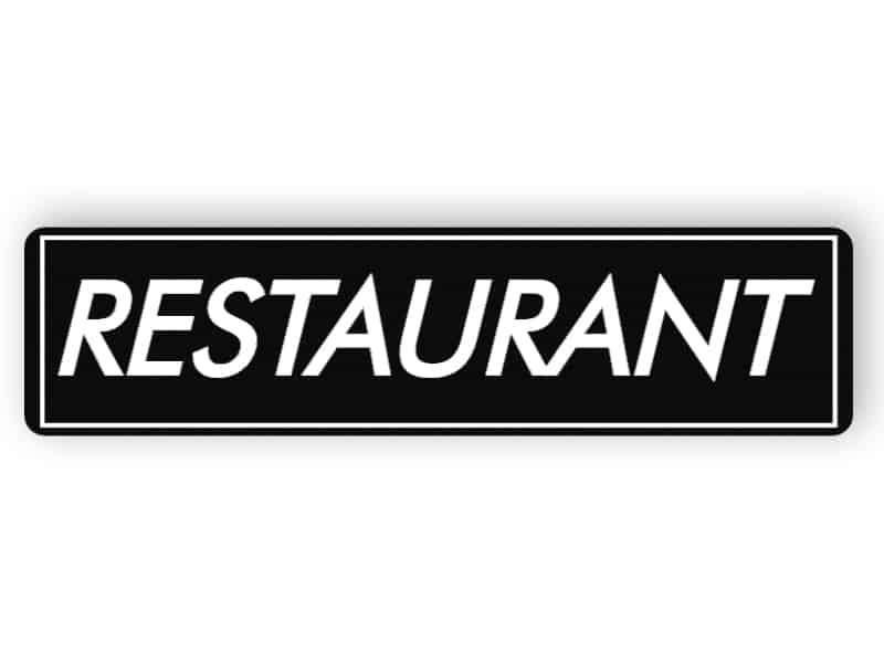 Restaurant Zeichen