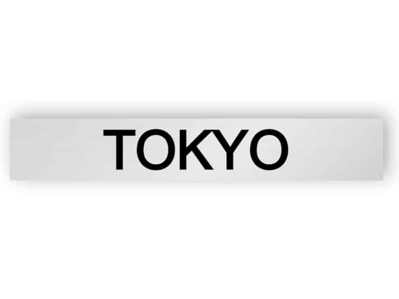 Tokio - Silber Zeichen