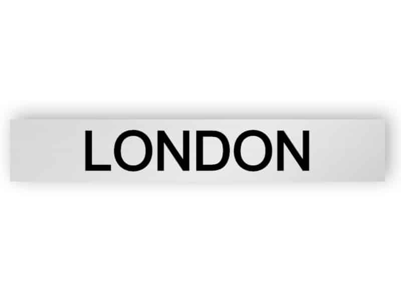 London - Silber Zeichen