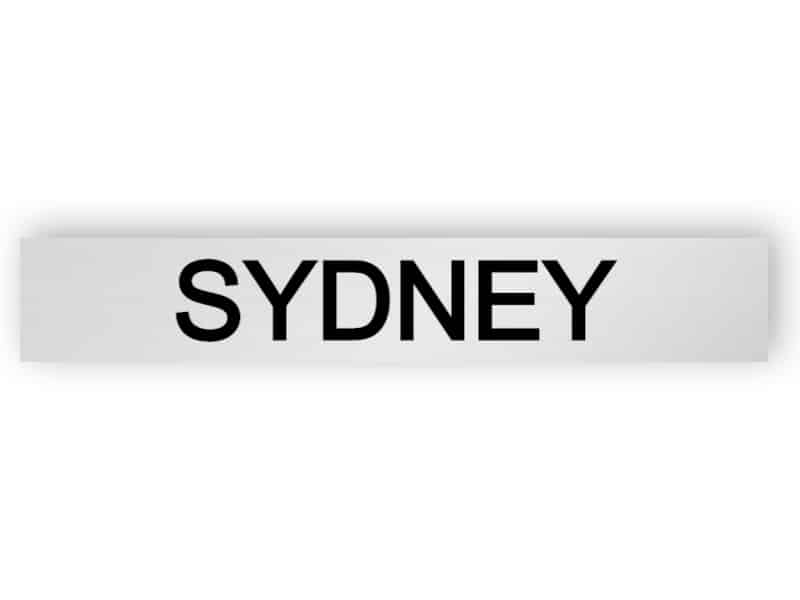 Sydney - Silber Zeichen