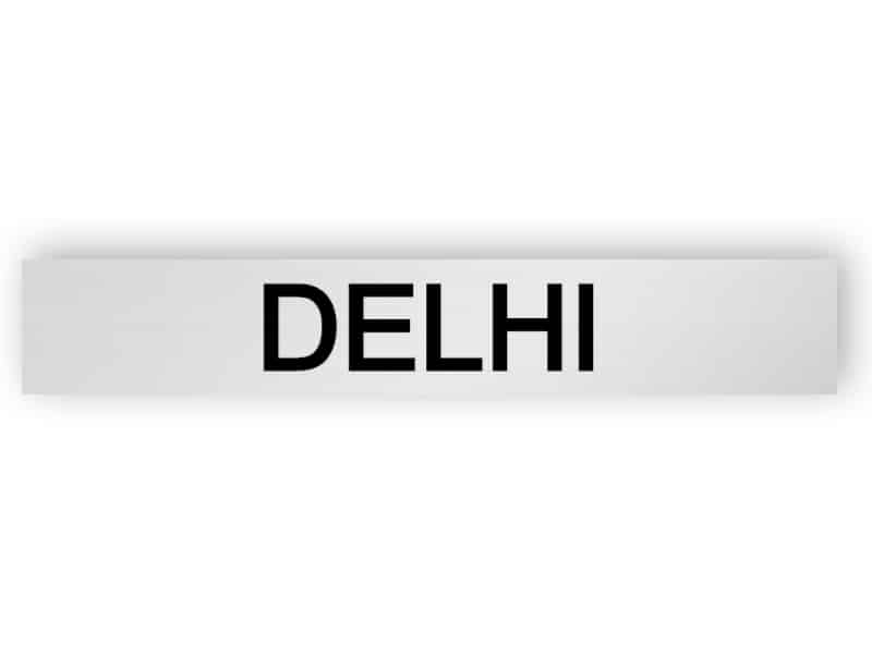 Delhi - Silber Zeichen