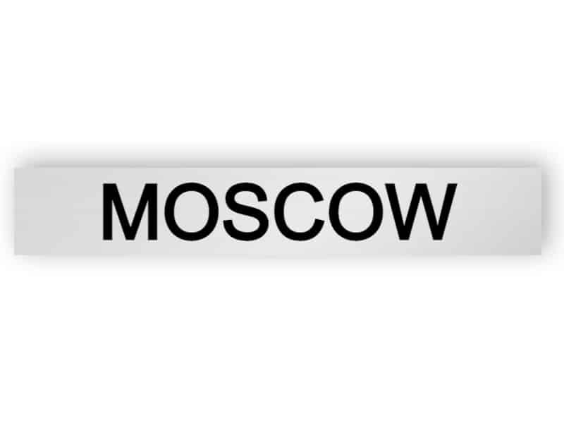 Moskau - Silber Zeichen