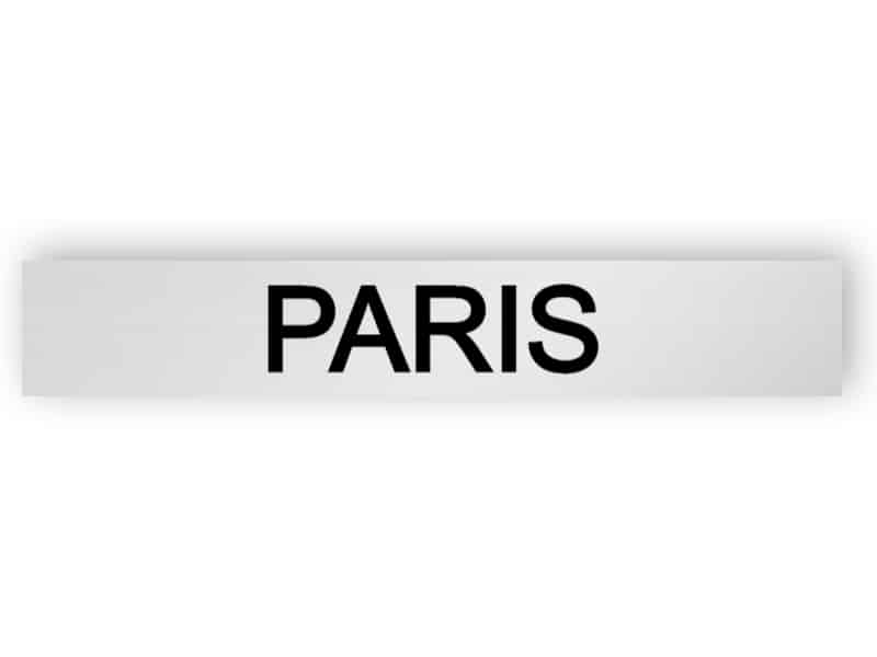 Paris - Silber Zeichen