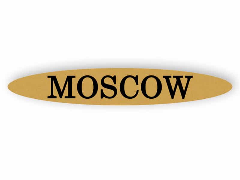 Moskau - Gold Zeichen