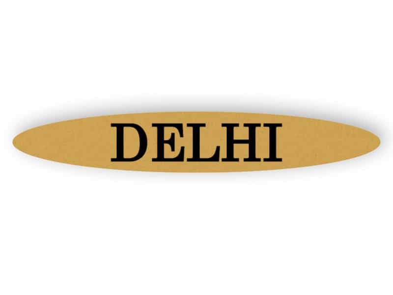 Delhi - Gold Zeichen