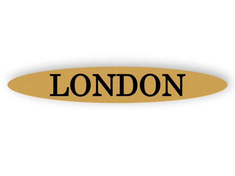 London - Gold-Zeichen