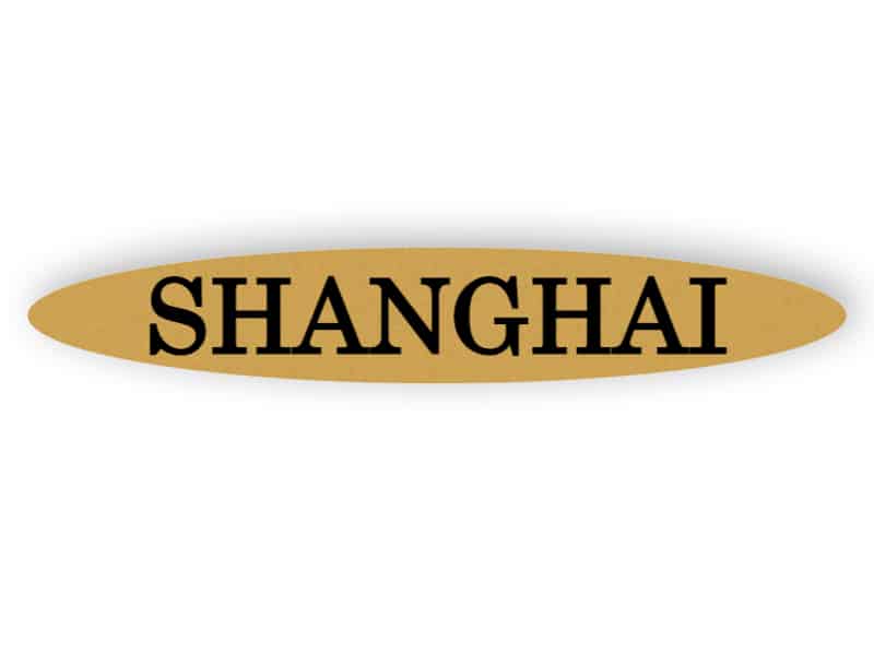Shanghai - gold Zeichen